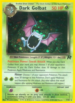 Dark Golbat⁣ - Team Rocket⁣ (Holo Rare)⁣ [7]