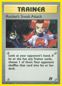 Rocket's Sneak Attack⁣ - Team Rocket⁣ (Holo Rare)⁣ [16]