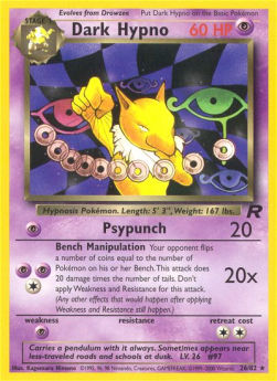 Dark Hypno⁣ - Team Rocket⁣ (Rare)⁣ [26]