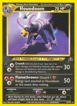 Houndoom⁣ - Neo Discovery⁣ (Rare)⁣ [23]
