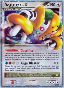 Regigigas LV.X⁣ - DP Black Star Promos⁣ (Promo)⁣ [30]