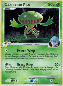 Carnivine [G] Lv.43⁣ - DP Black Star Promos⁣ (Promo)⁣ [42]