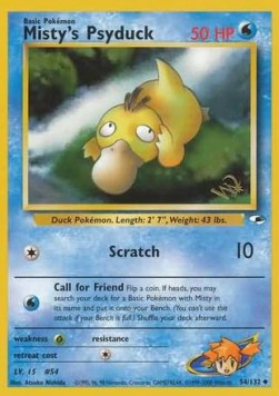 Misty's Psyduck⁣ - "W" Promos⁣ (Promo)⁣ [GH 54]