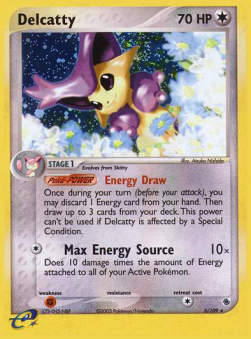 Delcatty (Energy Draw) - EX Ruby & Sapphire (Holo Rare) [RS-5]