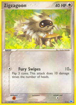 Zigzagoon⁣ - EX Trainer Kit⁣ (Common)⁣ [Latios-7]