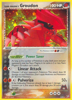 Team Magma's Groudon⁣ - EX Team Magma vs Team Aqua⁣ (Holo Rare)⁣ [9]