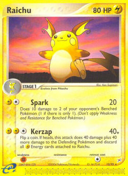 Raichu⁣ - EX Team Magma vs Team Aqua⁣ (Rare)⁣ [13]