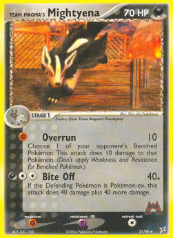 Team Magma's Mightyena⁣ - EX Team Magma vs Team Aqua⁣ (Rare)⁣ [21]