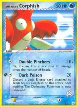 Team Aqua's Corphish (Double Pinchers)⁣ - EX Team Magma vs Team Aqua⁣ (Uncommon)⁣ [26]