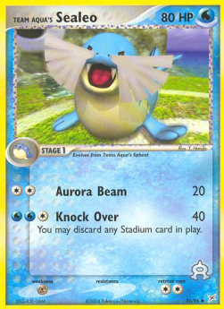 Team Aqua's Sealeo (Aurora Beam)⁣ - EX Team Magma vs Team Aqua⁣ (Uncommon)⁣ [31]