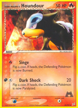 Team Magma's Houndour (Singe)⁣ - EX Team Magma vs Team Aqua⁣ (Uncommon)⁣ [35]