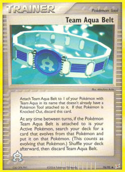 Team Aqua Belt⁣ - EX Team Magma vs Team Aqua⁣ (Uncommon)⁣ [76]