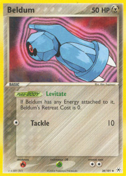 Beldum (Levitate)⁣ - EX Hidden Legends⁣ (Uncommon)⁣ [28]