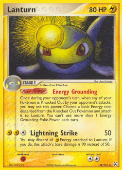 Lanturn⁣ - EX Hidden Legends⁣ (Uncommon)⁣ [38]