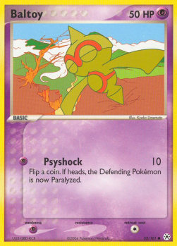 Baltoy (Psychic)⁣ - EX Hidden Legends⁣ (Common)⁣ [52]