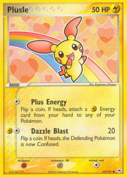 Plusle⁣ - EX Hidden Legends⁣ (Common)⁣ [69]