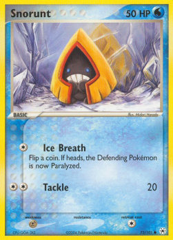 Snorunt⁣ - EX Hidden Legends⁣ (Common)⁣ [73]