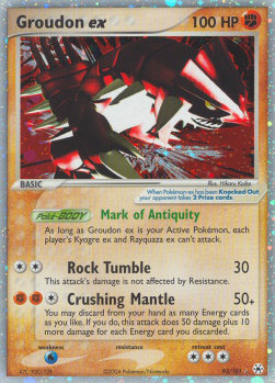 Groudon ex⁣ - EX Hidden Legends⁣ (Ultra Rare)⁣ [93]