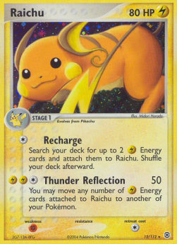 Raichu⁣ - EX FireRed & LeafGreen⁣ (Holo Rare)⁣ [12]