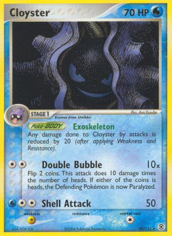 Cloyster⁣ - EX FireRed & LeafGreen⁣ (Rare)⁣ [20]
