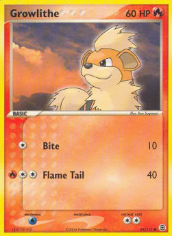 Growlithe⁣ - EX FireRed & LeafGreen⁣ (Common)⁣ [64]