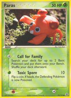 Paras⁣ - EX FireRed & LeafGreen⁣ (Common)⁣ [72]