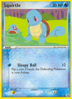 Squirtle (Sleepy Ball)⁣ - EX FireRed & LeafGreen⁣ (Common)⁣ [82]