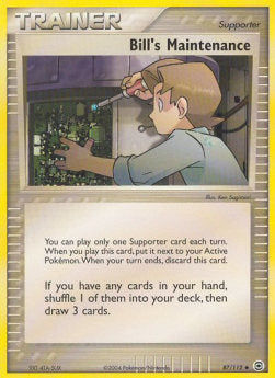 Bill's Maintenance⁣ - EX FireRed & LeafGreen⁣ (Uncommon)⁣ [87]