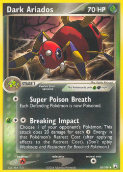 Dark Ariados⁣ - EX Team Rocket Returns⁣ (Uncommon)⁣ [30]