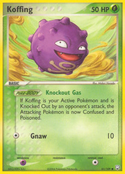 Koffing⁣ - EX Team Rocket Returns⁣ (Common)⁣ [61]