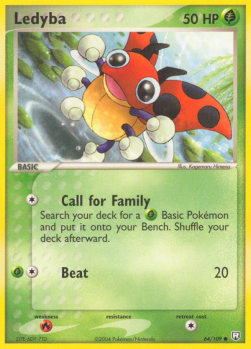 Ledyba⁣ - EX Team Rocket Returns⁣ (Common)⁣ [64]