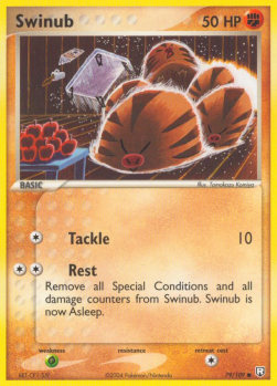 Swinub⁣ - EX Team Rocket Returns⁣ (Common)⁣ [79]