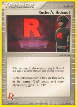 Rocket's Hideout⁣ - EX Team Rocket Returns⁣ (Uncommon)⁣ [87]