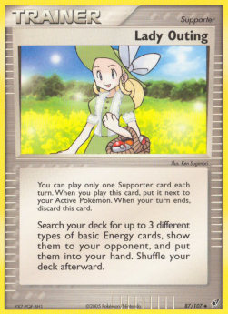 Lady Outing⁣ - EX Deoxys⁣ (Uncommon)⁣ [87]