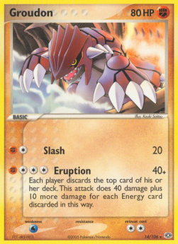 Groudon⁣ - EX Emerald⁣ (Rare)⁣ [14]