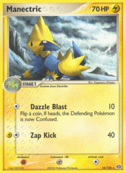 Manectric (Dazzle Blast)⁣ - EX Emerald⁣ (Rare)⁣ [16]