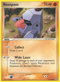 Nosepass⁣ - EX Emerald⁣ (Rare)⁣ [17]