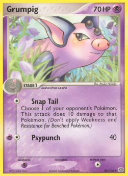 Grumpig (Snap Tail)⁣ - EX Emerald⁣ (Uncommon)⁣ [30]