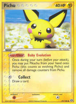 Pichu⁣ - EX Emerald⁣ (Common)⁣ [59]