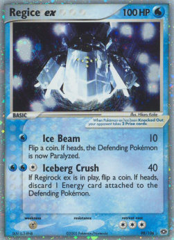 Regice ex⁣ - EX Emerald⁣ (Ultra Rare)⁣ [98]