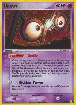 Unown⁣ - EX Unseen Forces⁣ (Rare)⁣ [N-28]