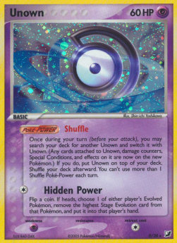 Unown⁣ - EX Unseen Forces⁣ (Rare)⁣ [D-28]
