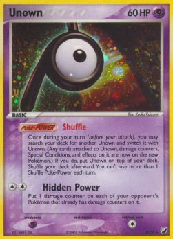 Unown⁣ - EX Unseen Forces⁣ (Rare)⁣ [P-28]