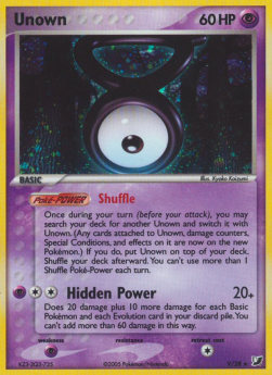 Unown⁣ - EX Unseen Forces⁣ (Rare)⁣ [V-28]