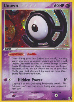 Unown⁣ - EX Unseen Forces⁣ (Rare)⁣ [U-28]