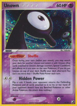 Unown⁣ - EX Unseen Forces⁣ (Rare)⁣ [R-28]