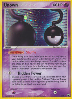 Unown⁣ - EX Unseen Forces⁣ (Rare)⁣ [QM-28]