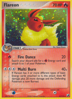 Flareon⁣ - EX Unseen Forces⁣ (Holo Rare)⁣ [5]
