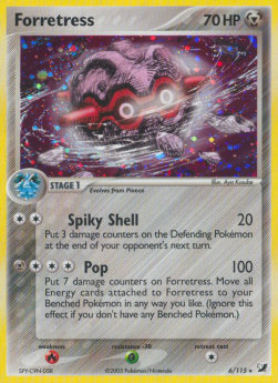 Forretress⁣ - EX Unseen Forces⁣ (Holo Rare)⁣ [6]