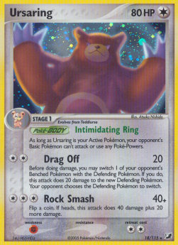 Ursaring⁣ - EX Unseen Forces⁣ (Holo Rare)⁣ [18]